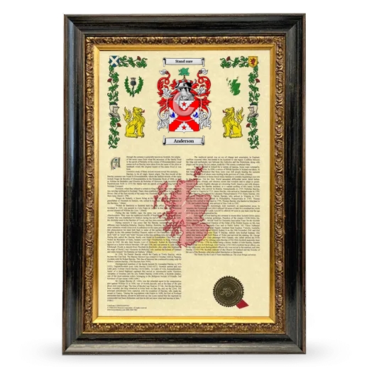 Armorial History Framed - Heirloom