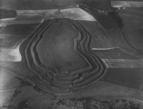 Aerial view of Madien Castle