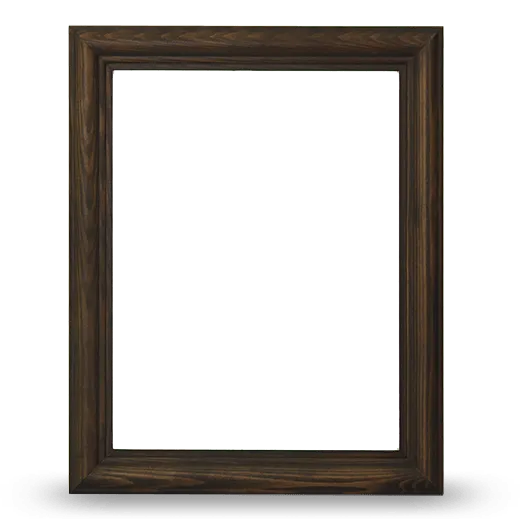 Brown Frame Only - Letter Size